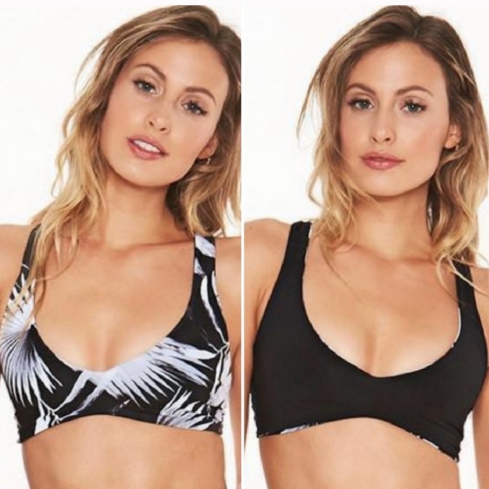 L*SPACE reversible bathing suit top